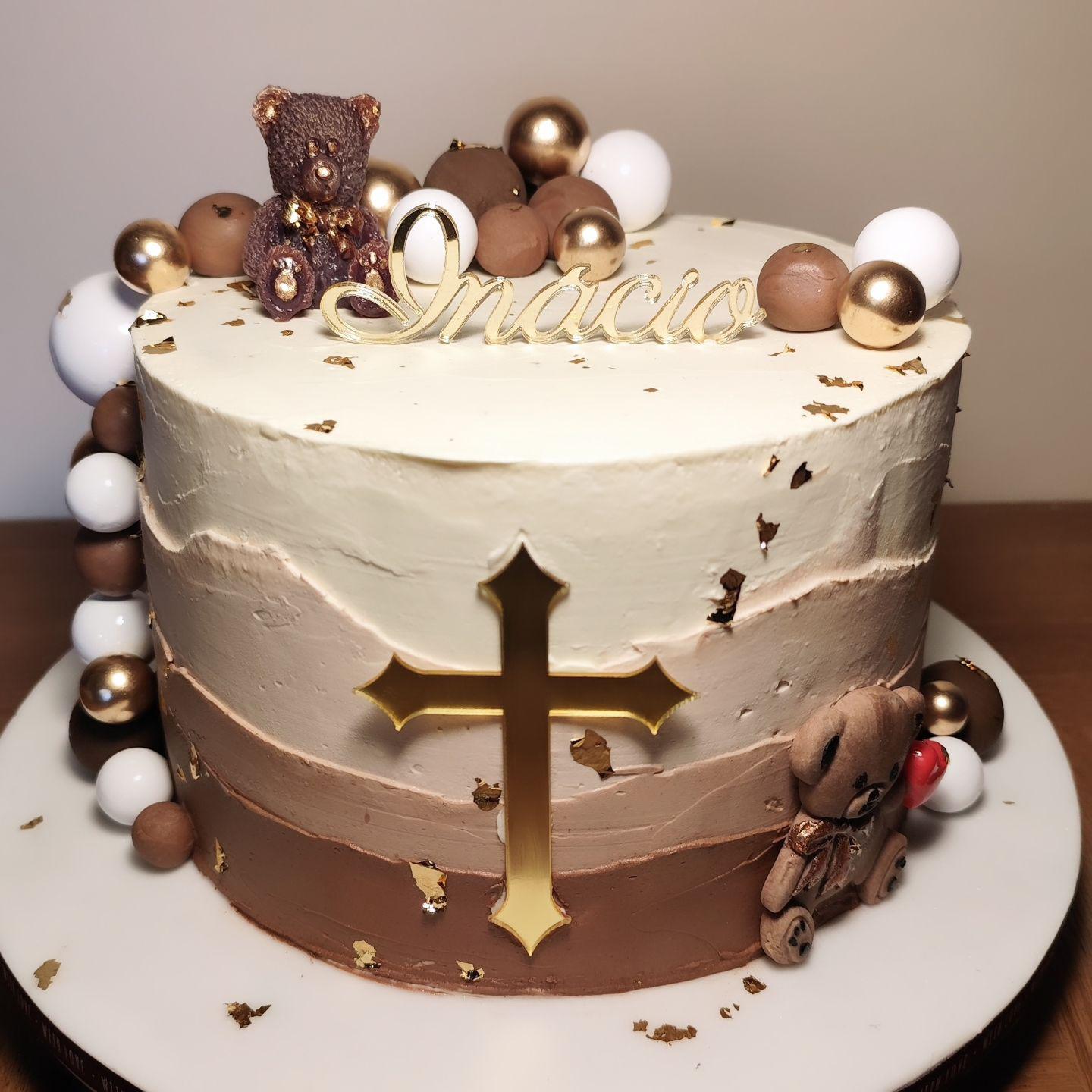 Gateau chocolat baptème